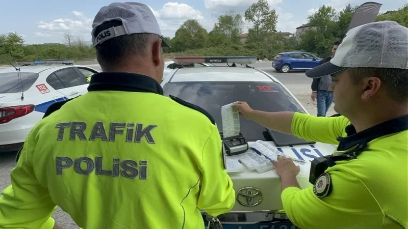 168 araç trafikten men edildi