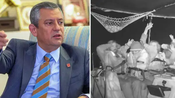 20 Türk aktivist alıkonulmuştu: Özgür Özel'den 'Sumud Filosu' tepkisi