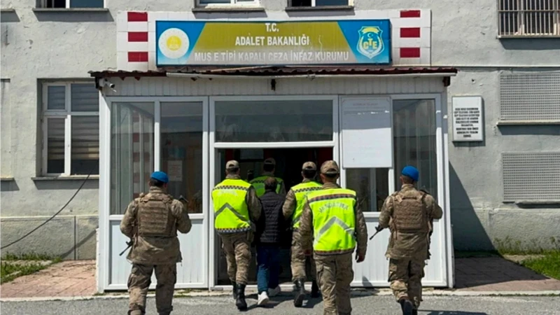 30 yıl hapis cezası bulunan şahıs Muş’ta yakalandı
