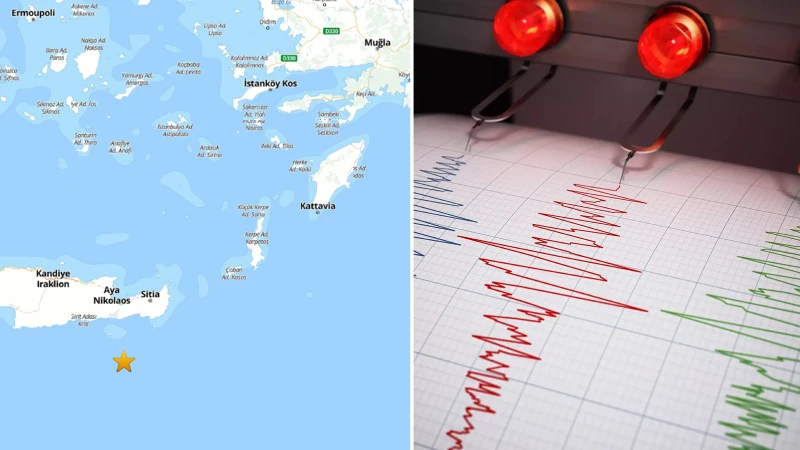 Akdeniz'de 4.9 büyüklüğünde deprem