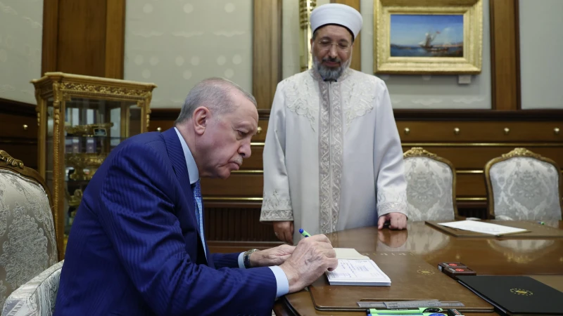 Cumhurbaşkanı Erdoğan kurban vekaletini Türkiye Diyanet Vakfı'na verdi