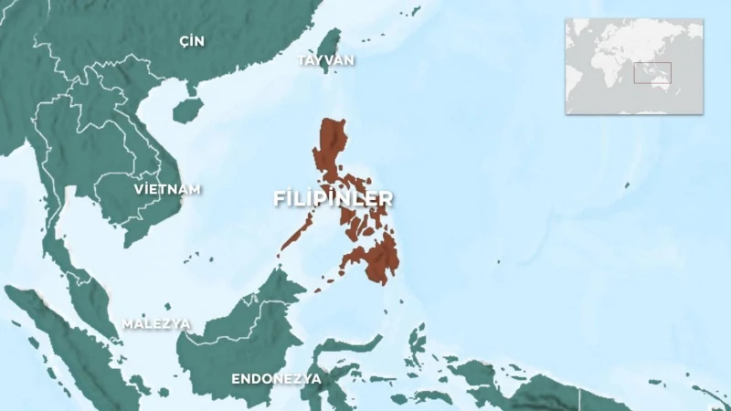 Filipinler'in doğusunda 6 büyüklüğünde deprem meydana geldi