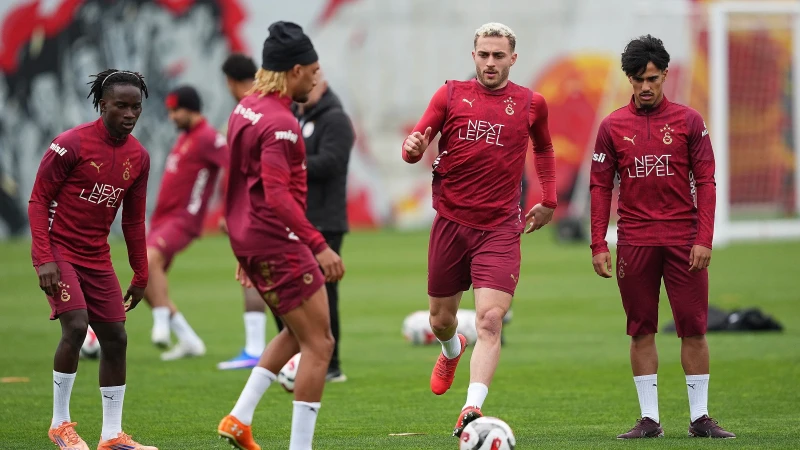 Galatasaray Samsunspor maçı hazırlıklarını sürdürdü