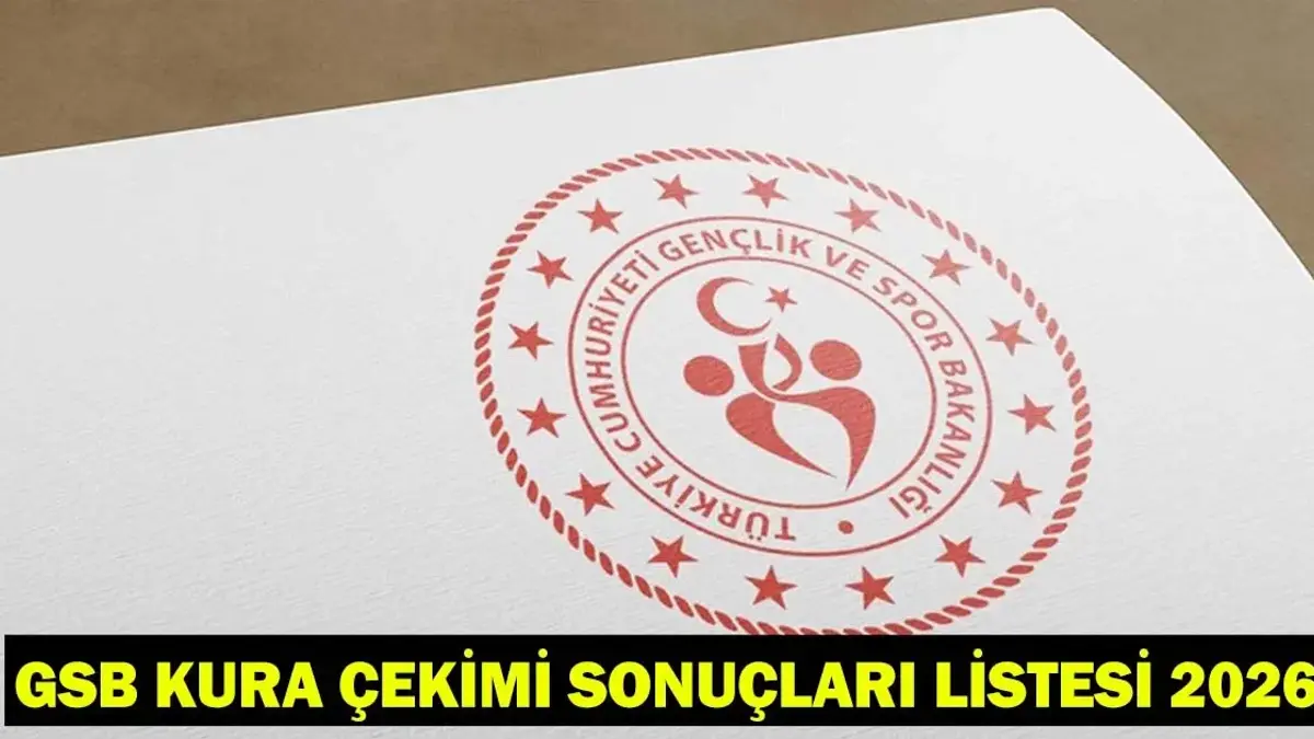 GSB KURA ÇEKİMİ CANLI İZLE| Gençlik ve Spor Bakanlığı kura çekimi başladı! GSB 157 işçi alımı kura sonuçları nereden sorgulanır?