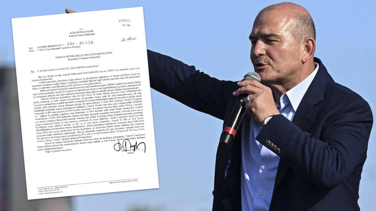 Gülistan Doku soruşturması: Meclis tutanaklarındaki sözleri ortaya çıkan Süleyman Soylu belgeleri paylaştı