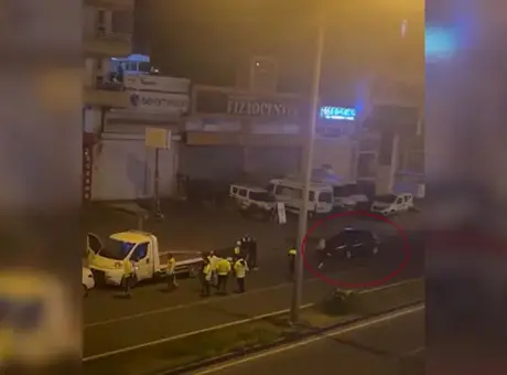 Hem alkollü hem ehliyetsiz! Yakalanınca sinir krizi geçirdi