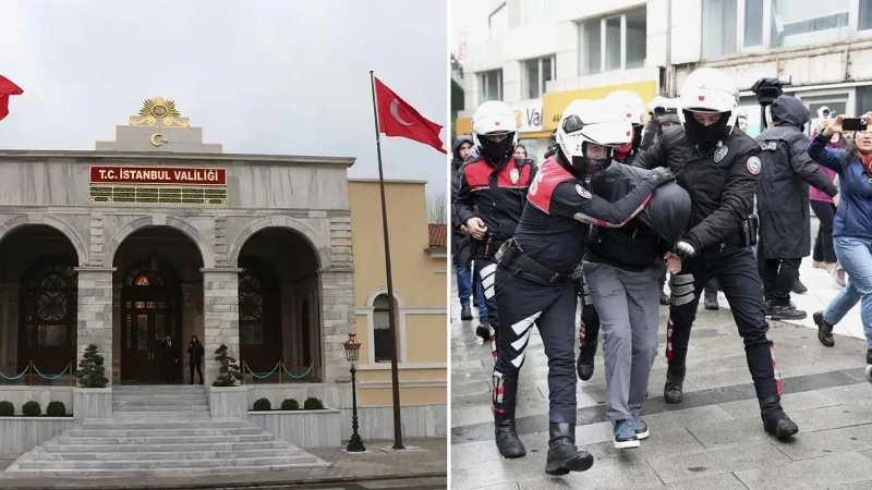 İstanbul Valiliği duyurdu: İzinsiz 1 Mayıs gösterilerinde 575 gözaltı