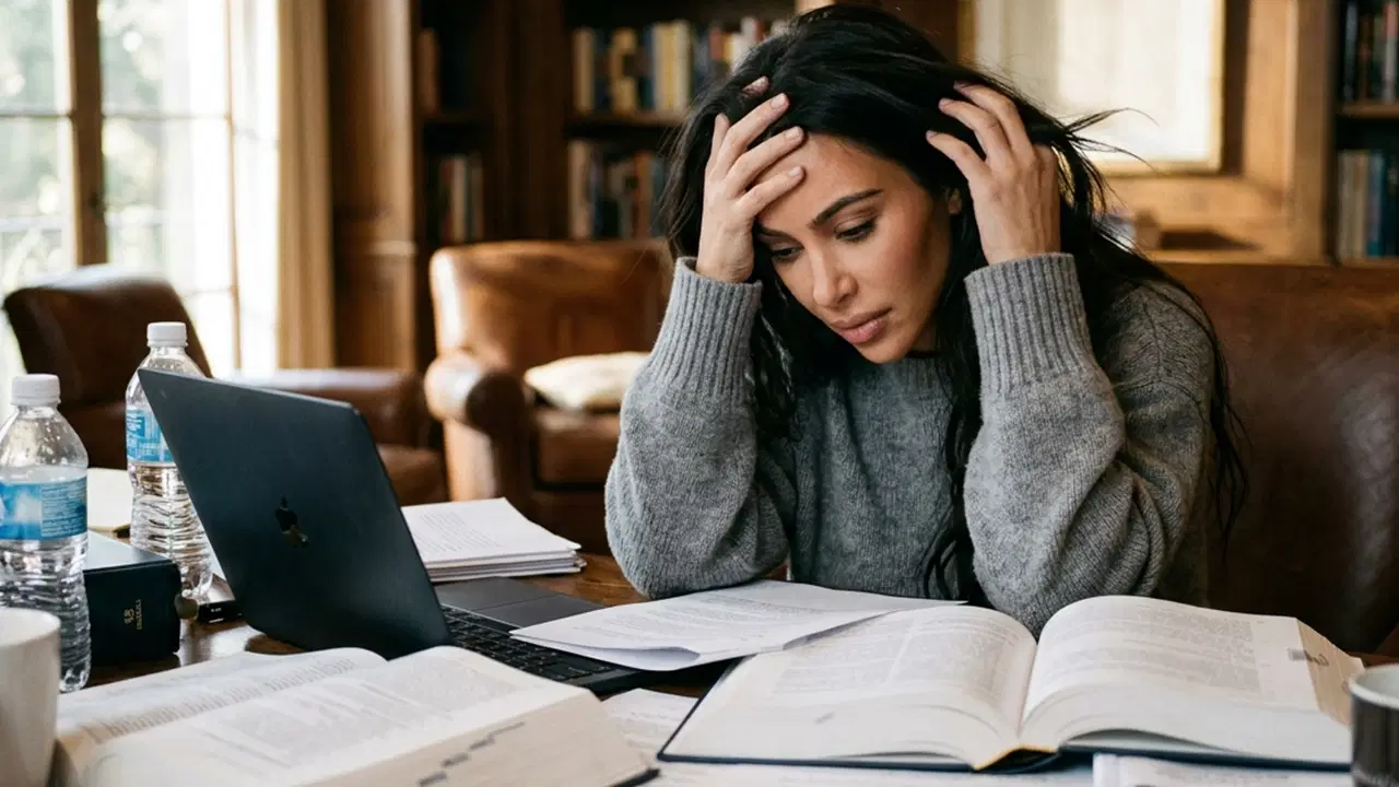 Kim Kardashian avukatlık sevdasından vaz mı geçti? Bir türlü baro sınavını geçemiyor