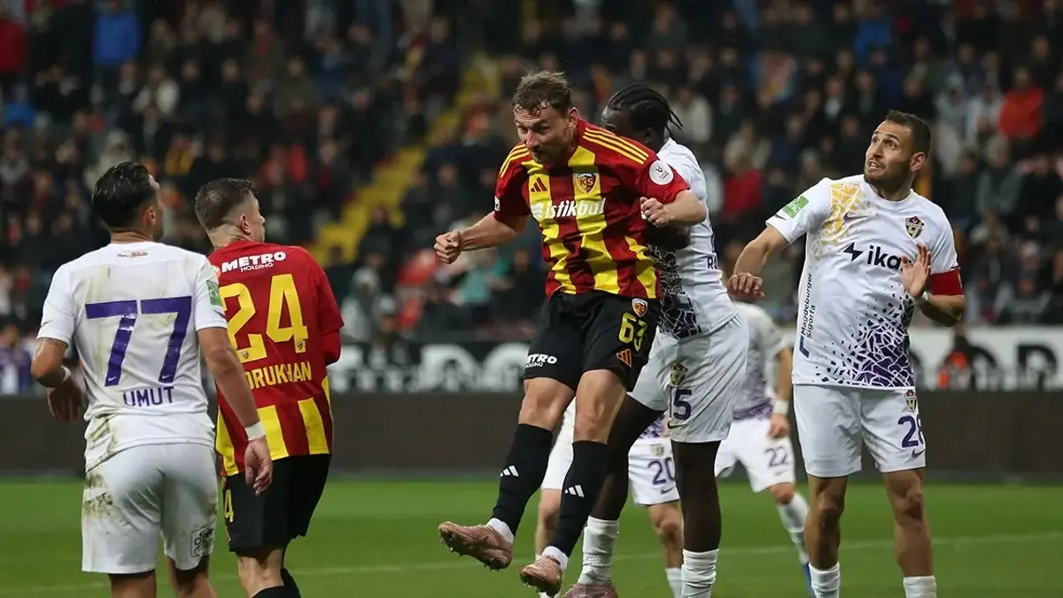 Kritik maçta Kayserispor ile Eyüpspor yenişemedi