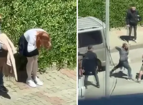 Maltepe’de sokak ortasında dehşet! Hem kadını darbetti hem de müdahale edenlere saldırdı