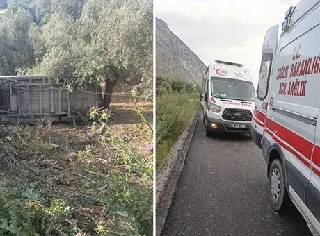Manisa’da işçi servisi tarlaya uçtu! Çok sayıda yaralı var
