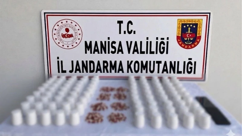 Manisa'da uyuşturucu operasyonu: 5 bin 238 adet hap ele geçirildi