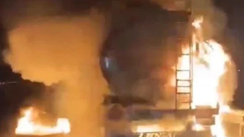 Osmaniye’de otoyolda tanker yangını: Araç küle döndü
