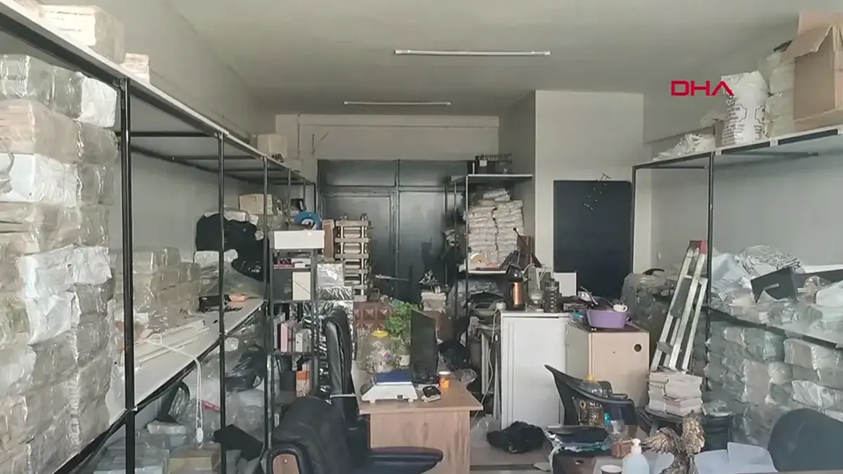 Sahte altın imalathanesine operasyon