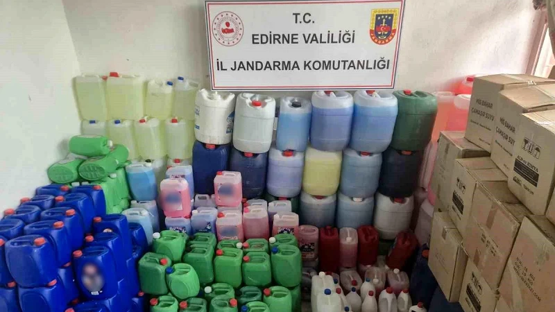 Sahte deterjan operasyonu: 1 milyon 950 bin liralık ürün ele geçirildi