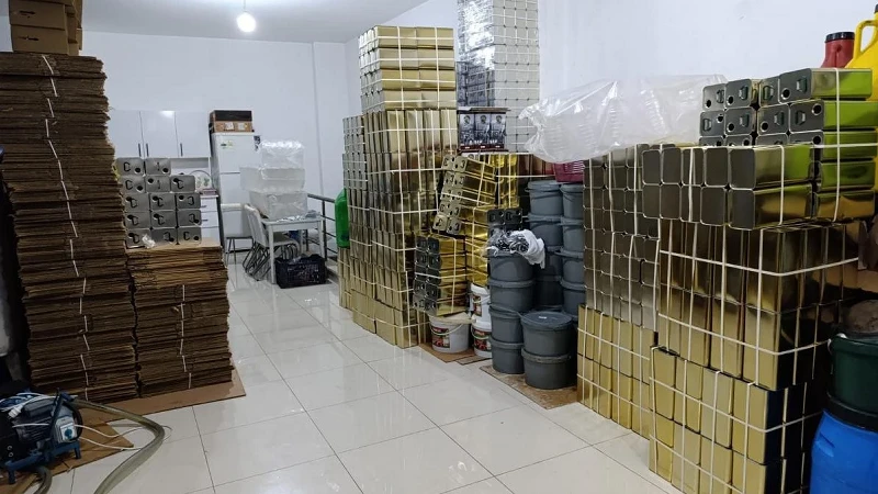 Sahte zeytinyağı ticaretine baskın: Depo sahibine 1 milyon 834 bin 650 lira ceza