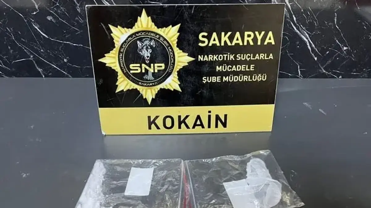 Sakarya’da uyuşturucu operasyonu: 1 tutuklama