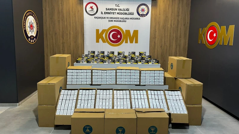 Samsun'da 51 bin 800 uyuşturucu hap ele geçirildi