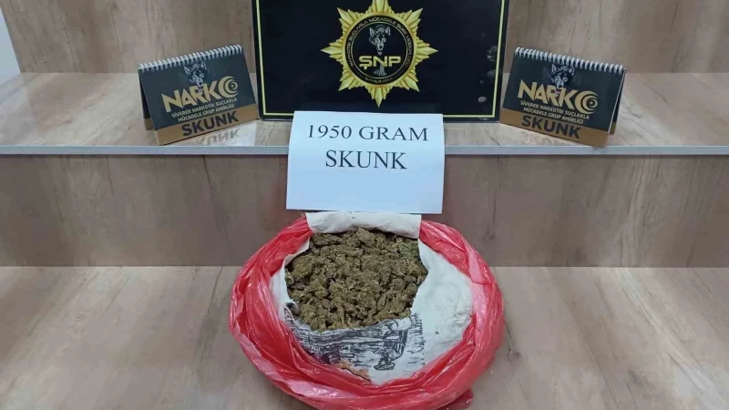 Şanlıurfa’da 4 kilo 250 gram uyuşturucu ele geçirildi