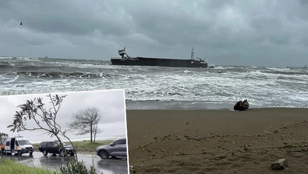 Son dakika... Sakarya'da kargo gemisi karaya oturdu: Kurtarma çalışmaları başladı