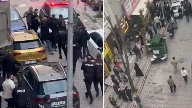 Sultangazi'de 2 grup arasında kavga, aileler de dahil oldu, biber gazıyla müdahale edildi