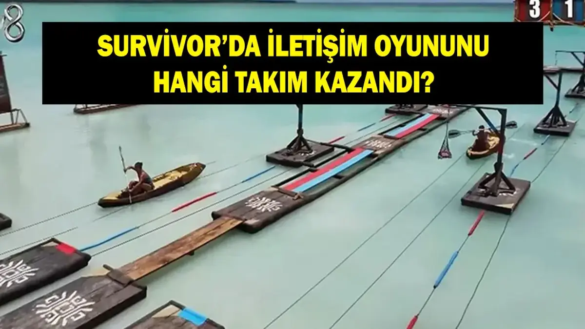 Survivor'da ödül oyununu kim kazandı? 6 Mayıs Survivor ödül oynu kazananı hangi takım oldu?