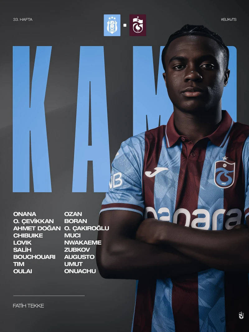 Trabzonspor'un Beşiktaş maçı kamp kadrosu belli oldu: 6 eksik!