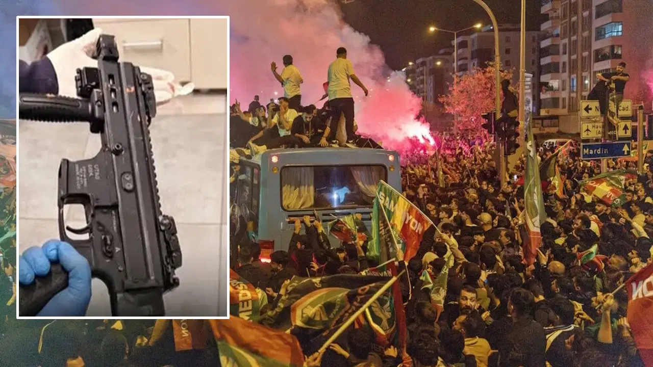 Valilik, 'Amedspor kutlamalarında uzun namlulu silah' iddialarını yalanladı: 'Oyuncak olduğu anlaşılmıştır'