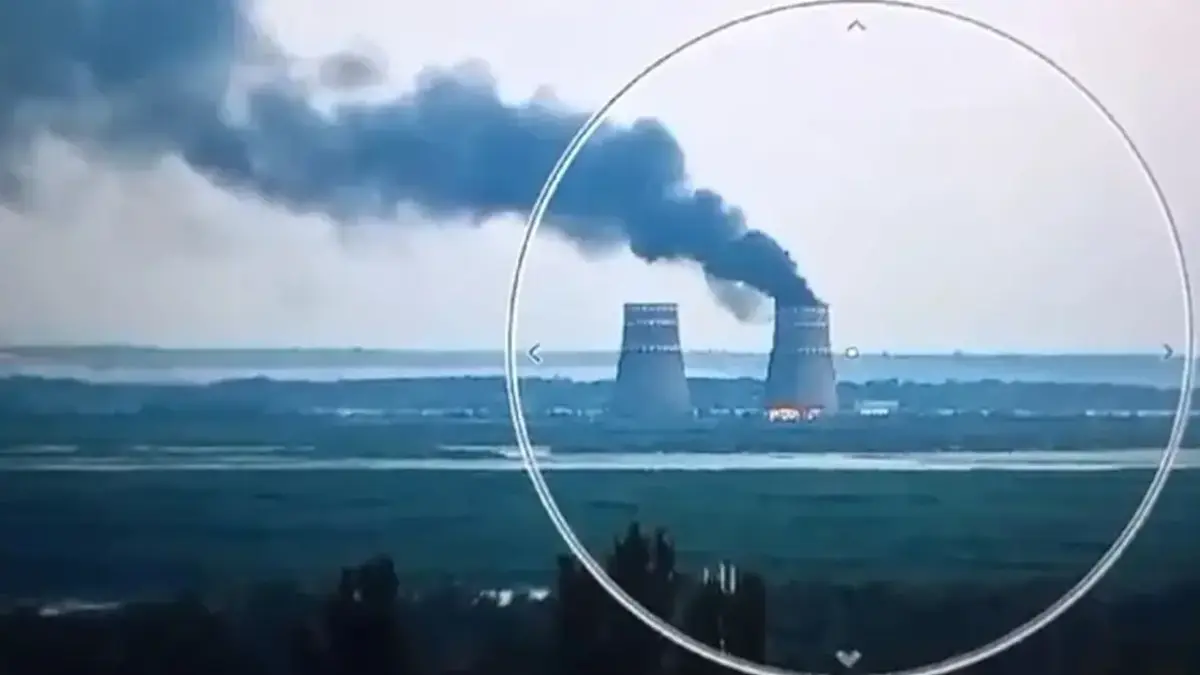Zaporijya Nükleer Santrali yakınlarına İHA saldırısı