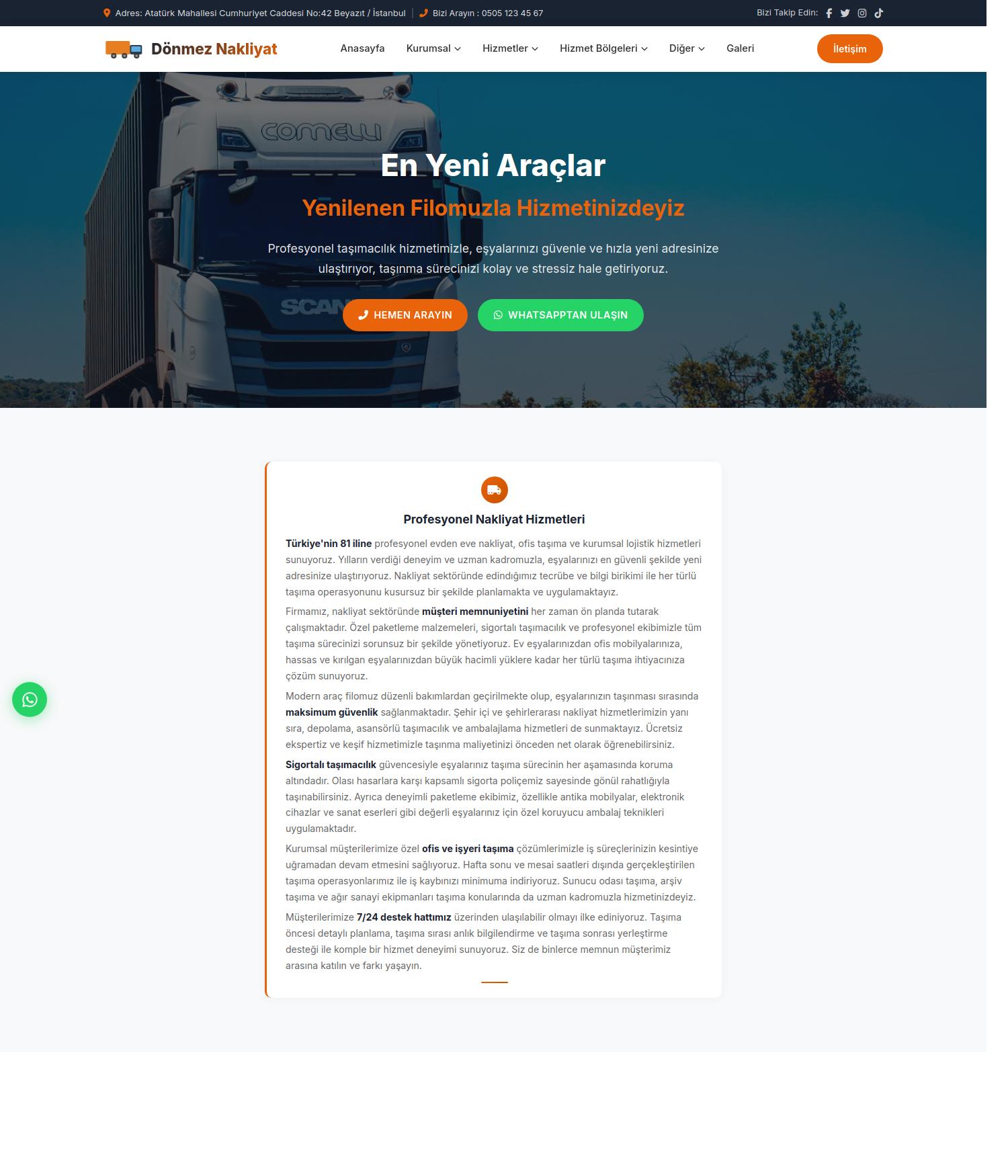 Nakliyat Lojistik Sitesi