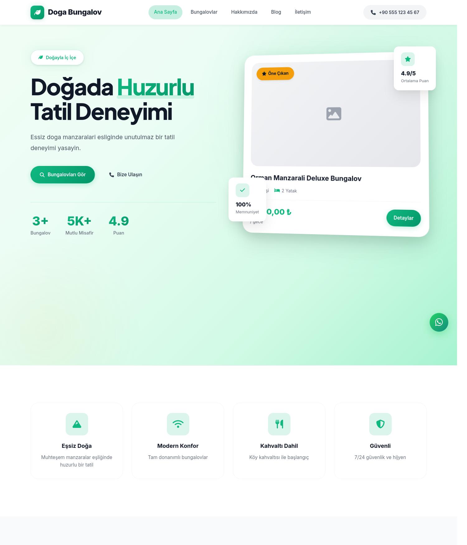 Hazır Bungalov Sitesi