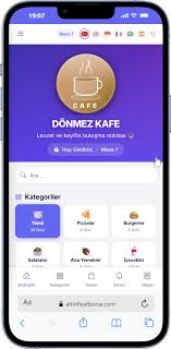 Qr menü yazilimi cafelere restoranlara özel modern görünüm